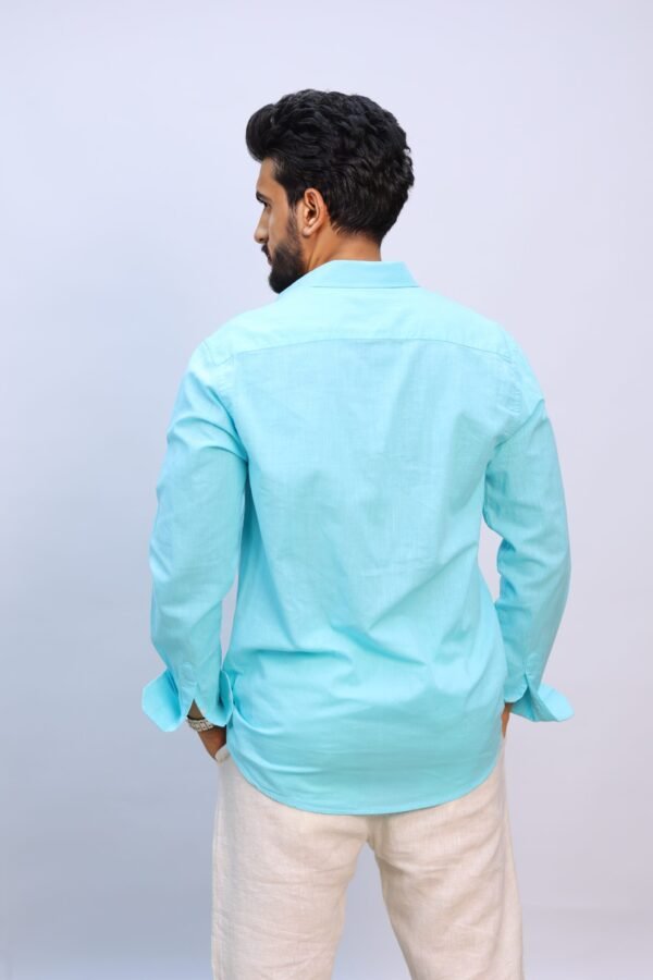 Men Regular Fit Solid Casual Shirt - Image 3