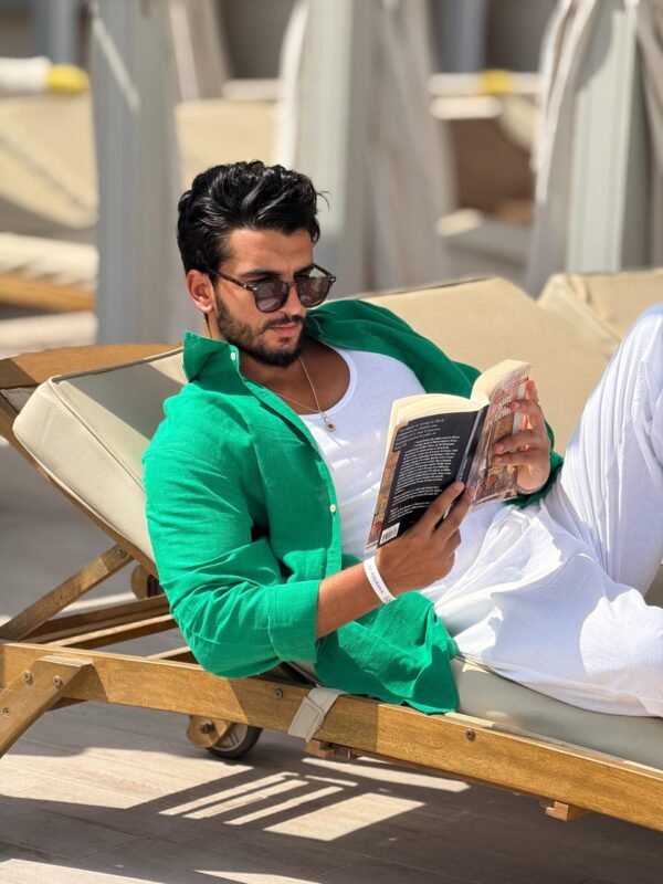 Men Regular Fit Solid Casual Shirt - Image 3