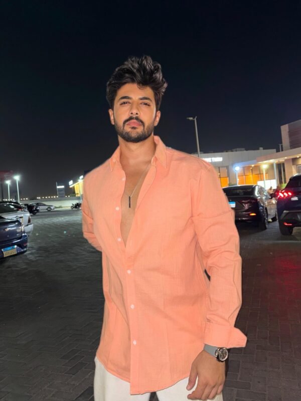 Men Regular Fit Solid long sleeve Casual Shirt