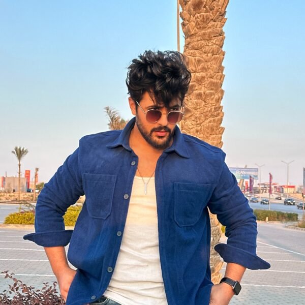 Heavyweight Blue Fleece Overshirt